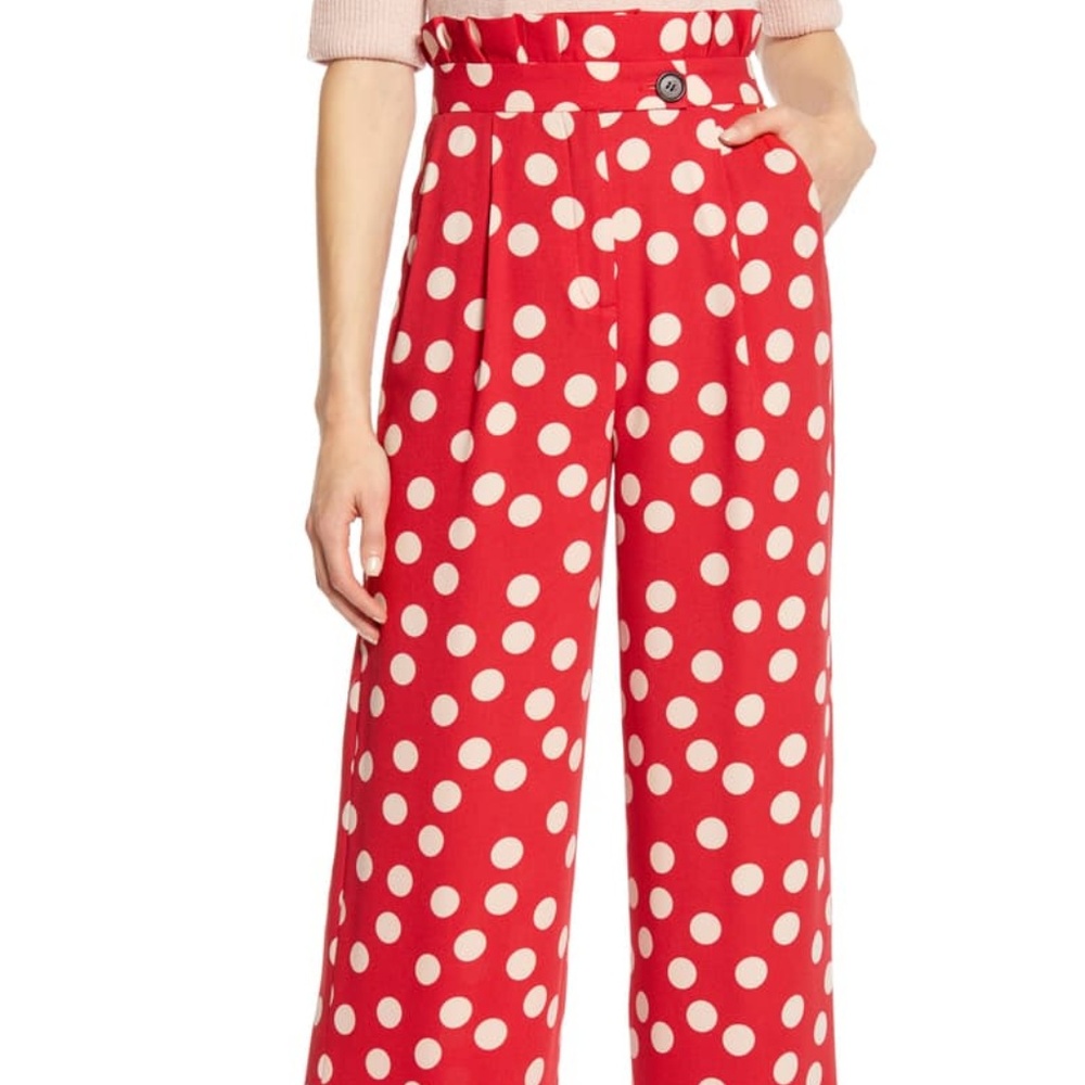 Atlantic-Pacific Wide Leg Paperbag Waist Pants